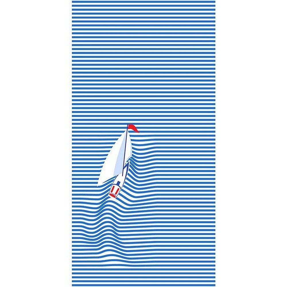 Sailboat Beach Towel