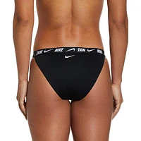 Women's Logo Tape Banded Bikini Bottom