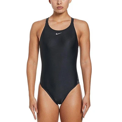 Women's Logo Tape Fastback One-Piece Swimsuit