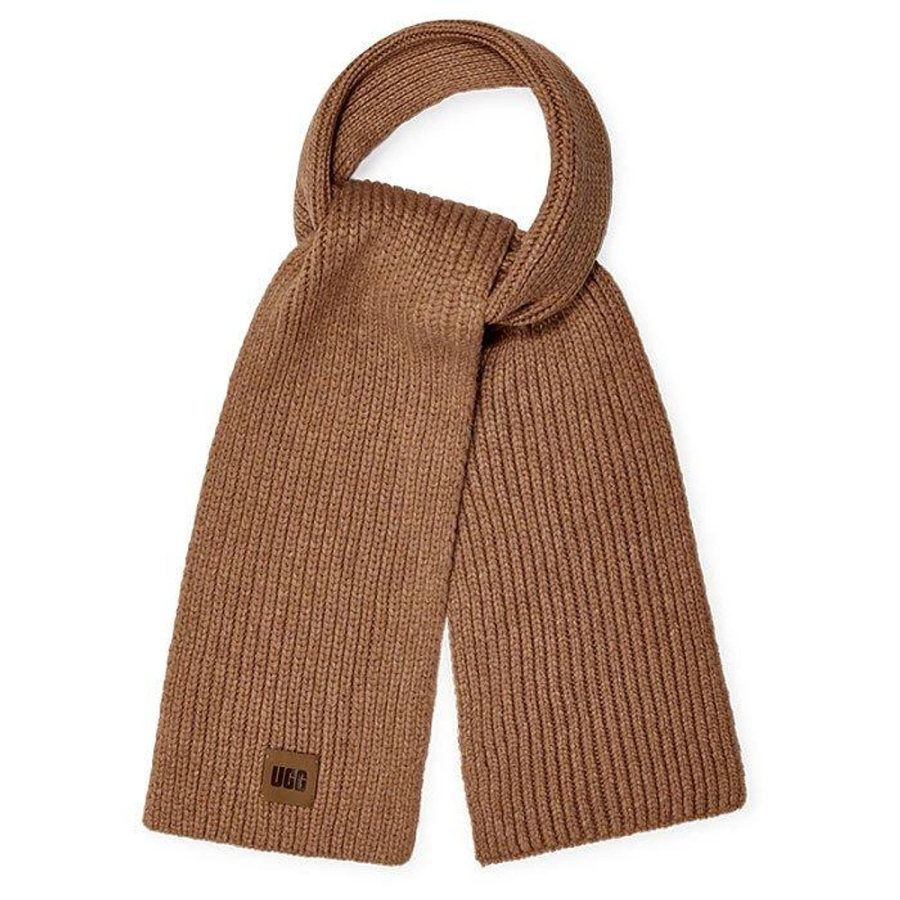 Women's Chunky Rib Knit Scarf