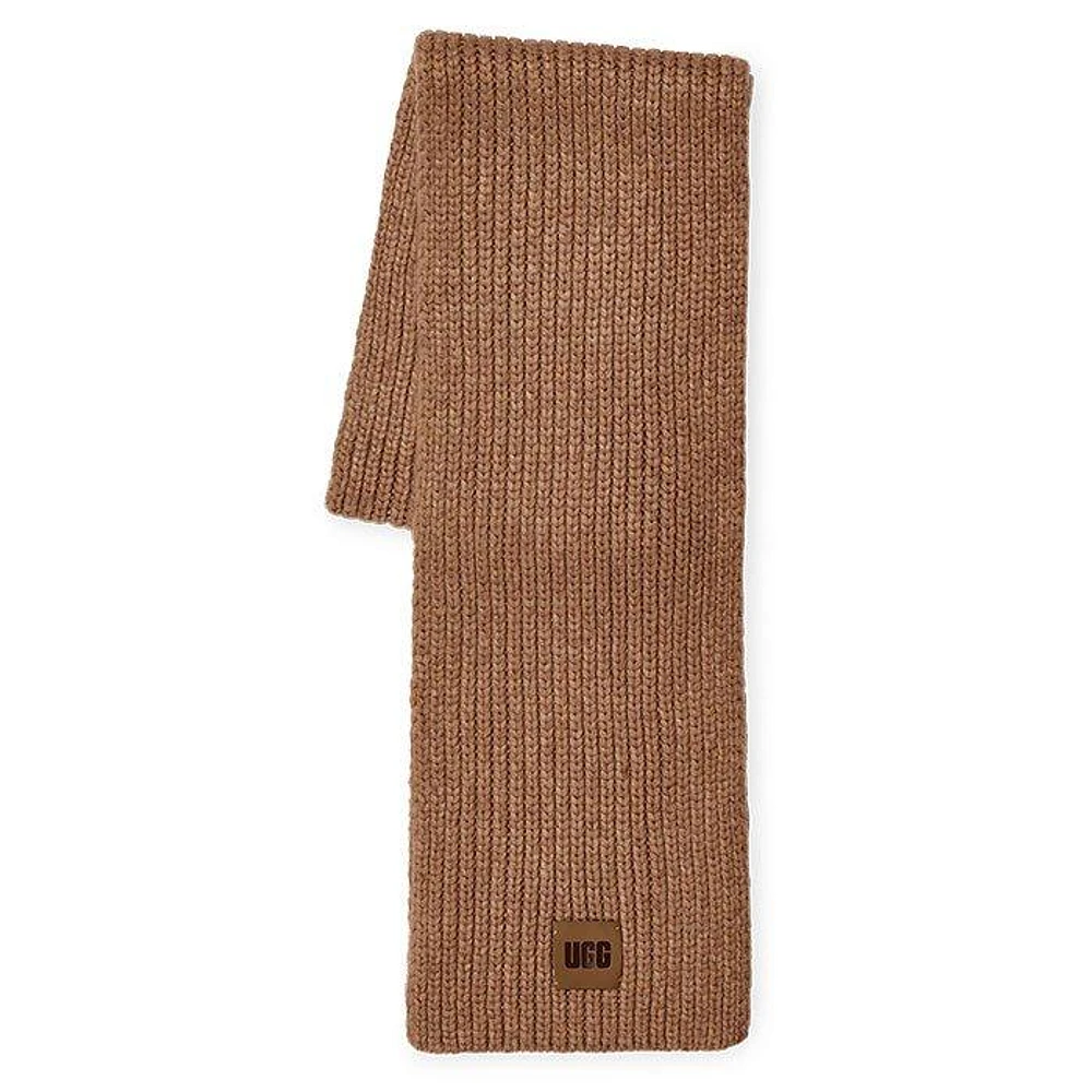 Women's Chunky Rib Knit Scarf