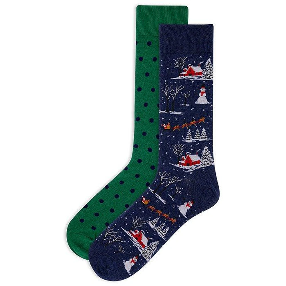 Men's Christmas Sock (2 Pack)