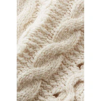 Women's Cable Knit Wool-Blend Sweater