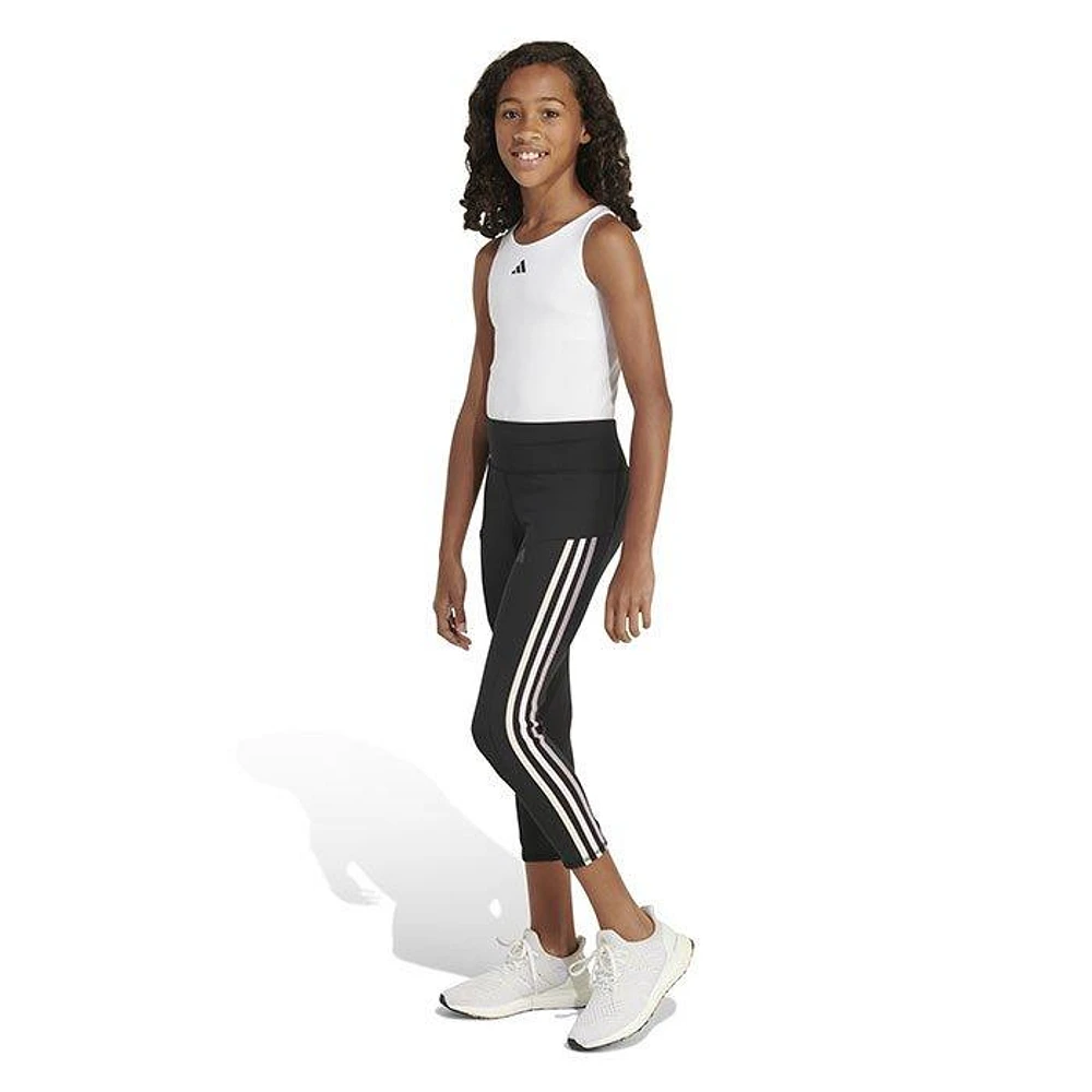 Junior Girls' [8-16] 3-Stripes Pocket Legging