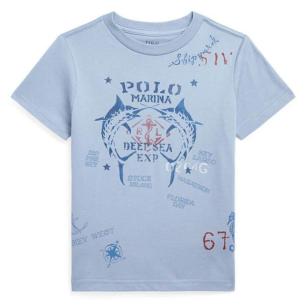 Boys' [2-4] Polo Marina Cotton Jersey T-Shirt