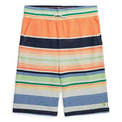 Junior Boys' [8-20] Striped Cotton Mesh Short