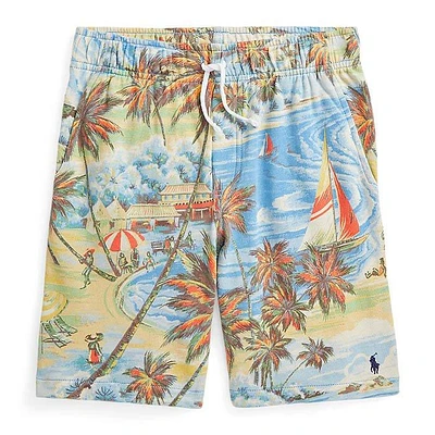 Junior Boys' [8-20] Tropical Print Spa Terry Short