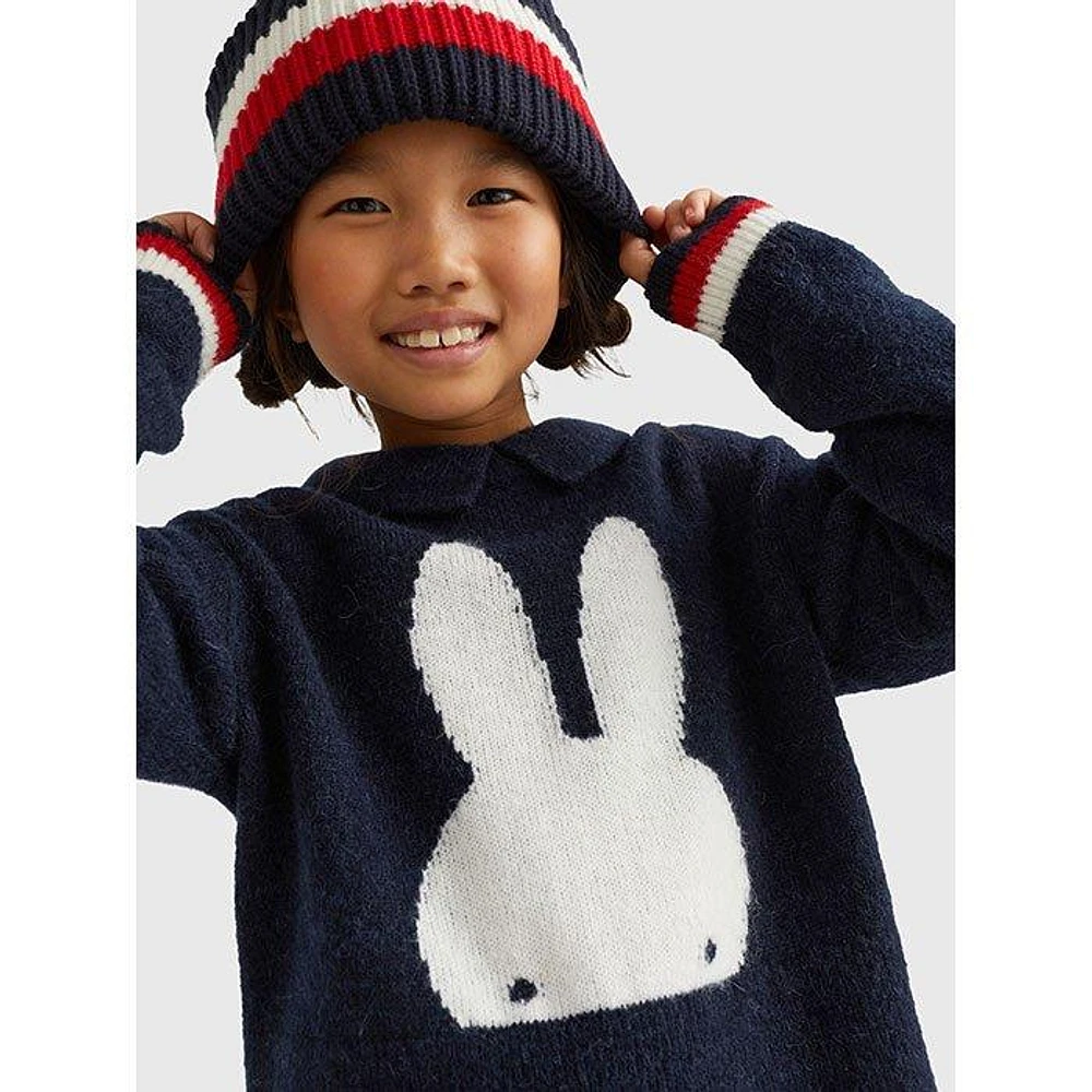 Kids' [4-10] TOMMY X MIFFY Long Sleeve Polo Sweater