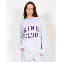 Women's Kind Club Crew Sweatshirt