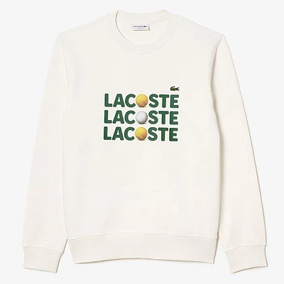 Men's Ball Print Fleece Sweatshirt