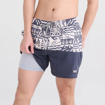 Men's Oh Buoy 2-N-1 5" Swim Trunk