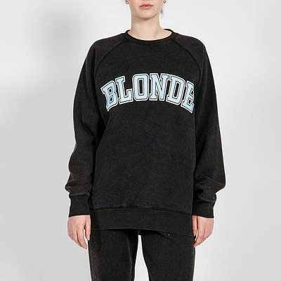 Women's The Blonde Not Your Boyfriend's Varsity Crew Sweatshirt