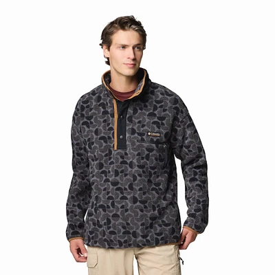 Men's Helvetia II Printed Half-Snap Fleece Top