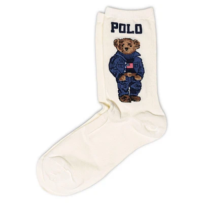 Women's Polo Bear Crew Sock
