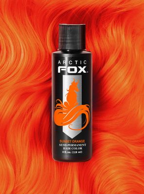 Arctic Fox Semi-Permanent Sunset Orange Hair Dye