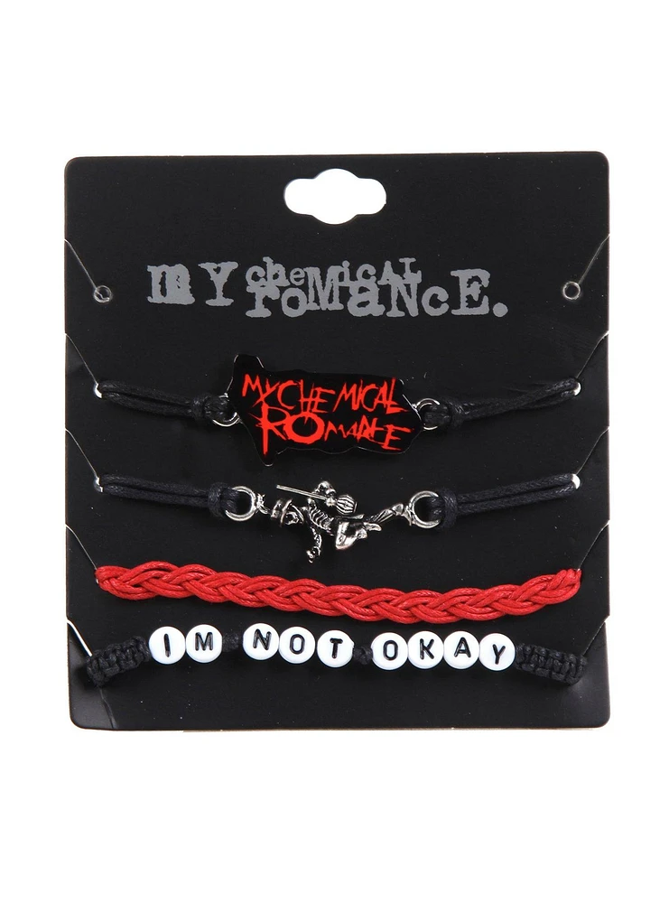 My Chemical Romance Cord Bracelet Set