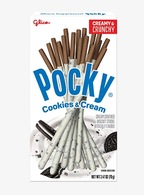 Pocky Cookies & Cream Flavored Cream Covered Biscuit Sticks