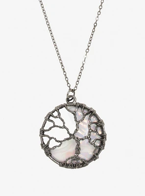 Blackheart Tree Moonstone Necklace