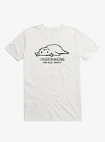 Overthinking Cat T-Shirt By Fox Shiver