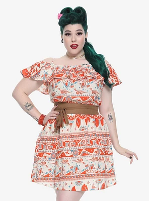 Disney Moana Off-The-Shoulder Dress Plus Size