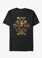 Marvel Avengers: Infinity War Character Symbols T-Shirt