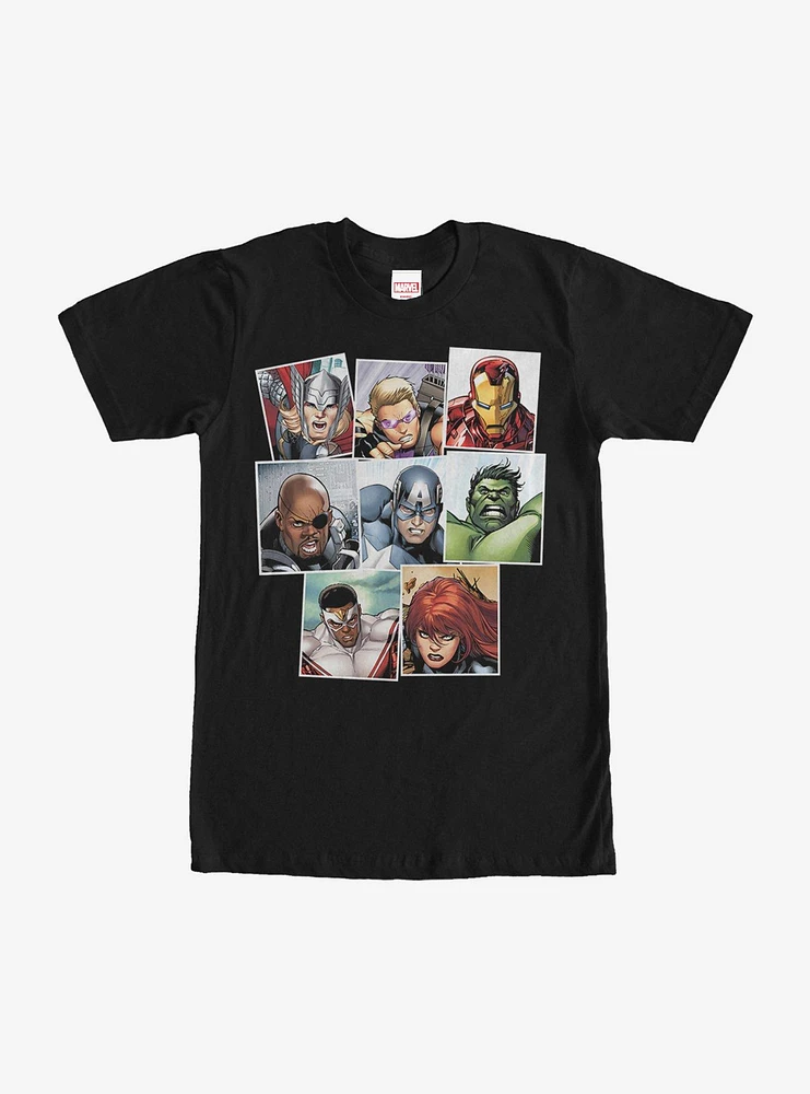 Marvel Avengers Polaroid T-Shirt