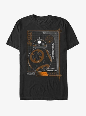 Star Wars BB-8 Schematic T-Shirt