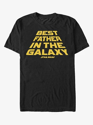 Star Wars Best Father The Galaxy T-Shirt