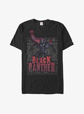 Marvel Black Panther Wakandan Pattern T-Shirt