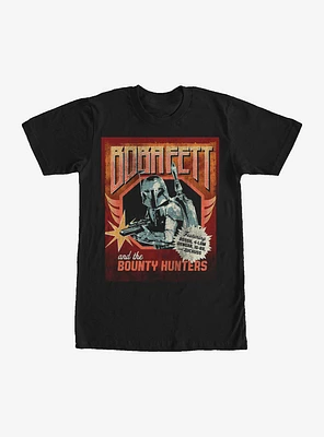 Star Wars Boba Fett Concert Poster T-Shirt