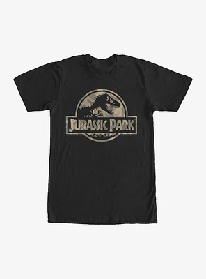 Jurassic Park Camo Logo T-Shirt