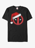 Marvel Christmas Deadpool Santa Hat T-Shirt