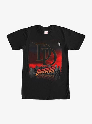 Marvel Daredevil Hell's Kitchen Cityscape T-Shirt