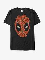 Marvel Deadpool Shell Cases Face T-Shirt