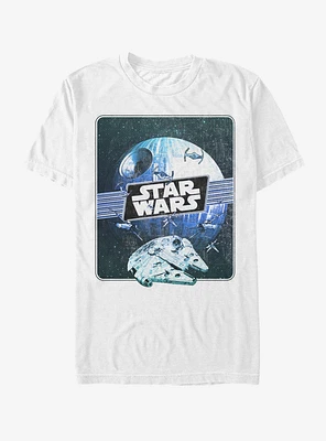 Star Wars Death and Millennium Falcon T-Shirt
