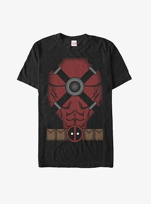 Marvel Deadpool Cartoon Costume T-Shirt