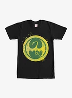 Marvel Iron Fist Dragon Splatter Logo T-Shirt