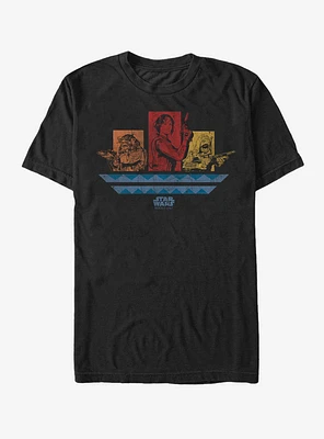 Star Wars Jyn Pao Bistan Panels T-Shirt