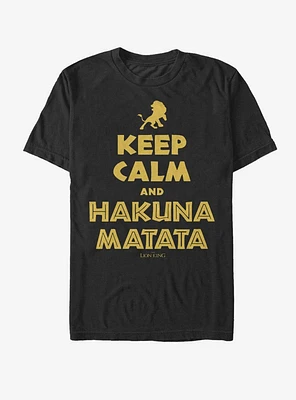 Lion King Keep Calm and Hakuna Matata T-Shirt