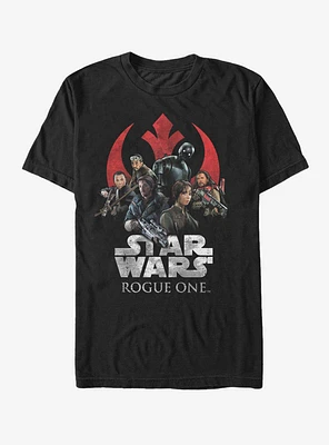 Star Wars Rebellion Groupshot Logo T-Shirt