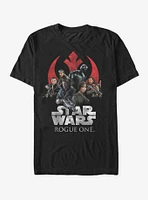 Star Wars Rebellion Groupshot Logo T-Shirt