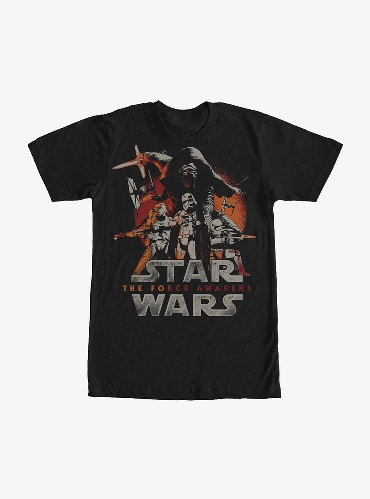 Star Wars The First Order Attacks T-Shirt