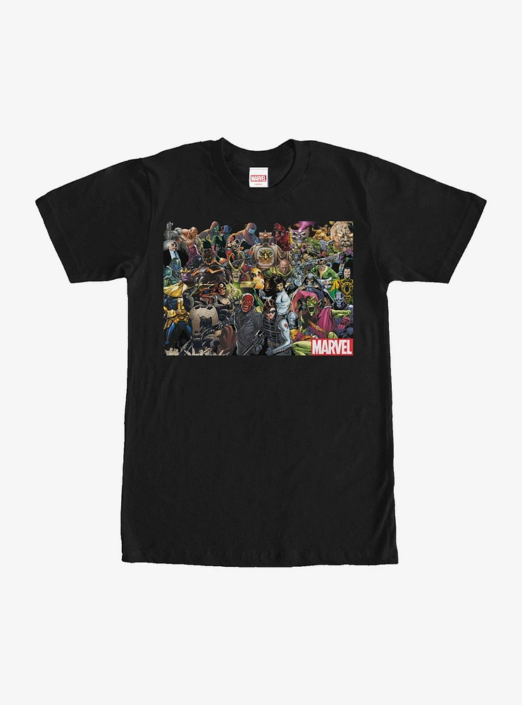 Marvel Villain Collage T-Shirt