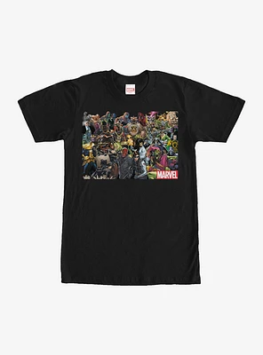 Marvel Villain Collage T-Shirt