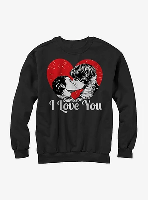 Star Wars Han and Leia I Love You Heart Sweatshirt