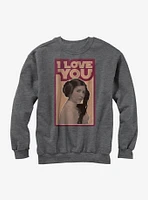 Star Wars Princess Leia Quote I Love You Sweatshirt