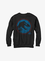 Jurassic World Retro T-Rex Circle Sweatshirt