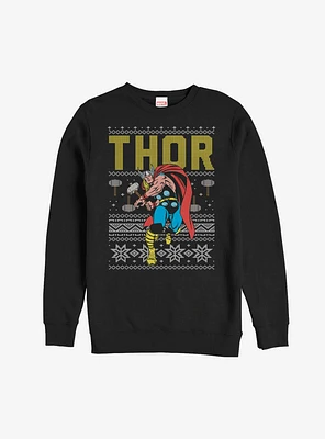 Marvel Thor Ugly Christmas Sweater Sweatshirt