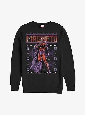 Marvel X-Men Magneto Ugly Holiday Pattern Sweatshirt