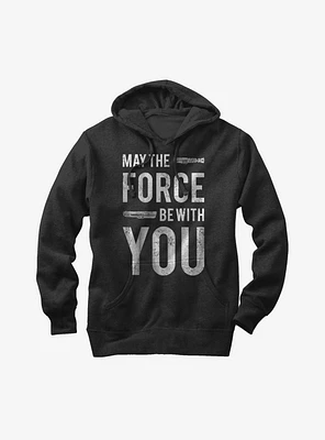 Star Wars May the Force Be With You Lightsaber Hoodie